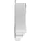 Ekena Millwork Rams Head Architectural Grade PVC Pediment (Urn Ships Unattached in Box), 44"W x 11"H x 2-3/4"P PEDPS044X110RHP00 - alternate 6